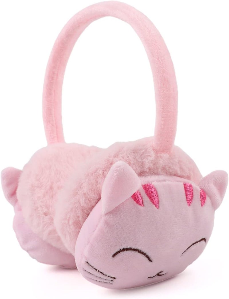 Pesaat Fluffy Ear Muff for Women Plush Earmuffs Kids Winter Earmuffs Girls Boys Cold Weather Ear Warmer - Image 1